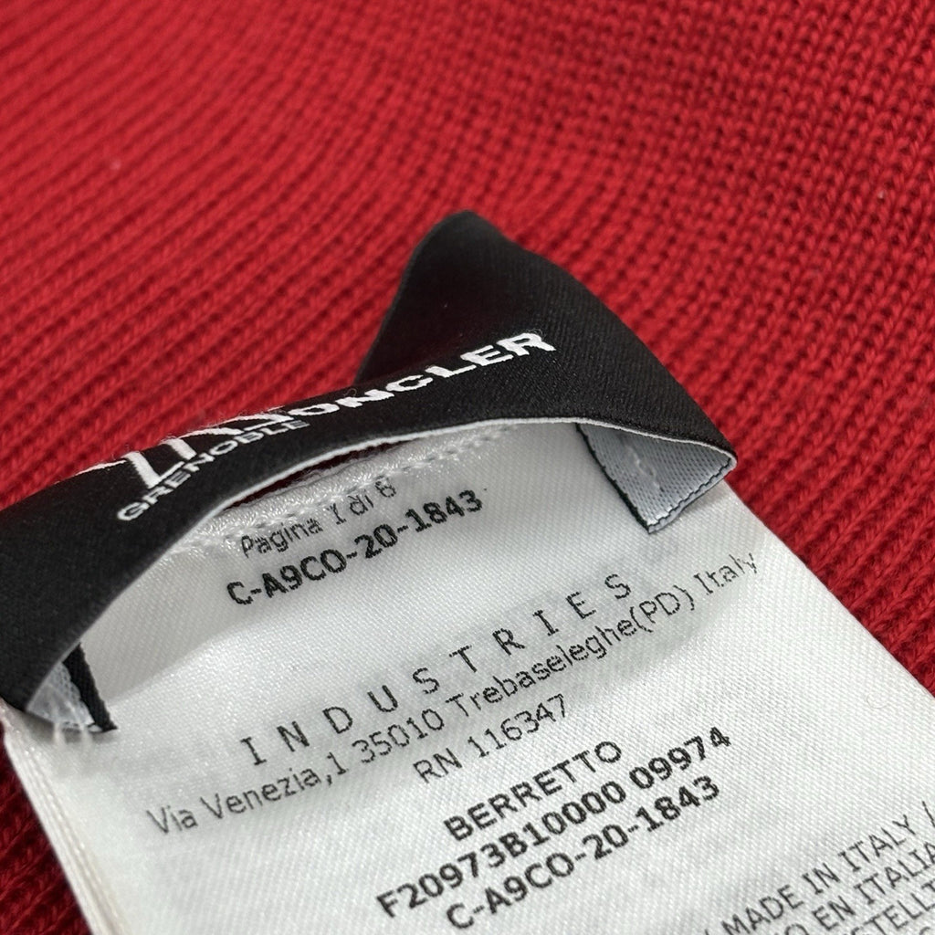 Moncler Grenoble Wool Beanie ' Red ' | SUPER CLEAN!