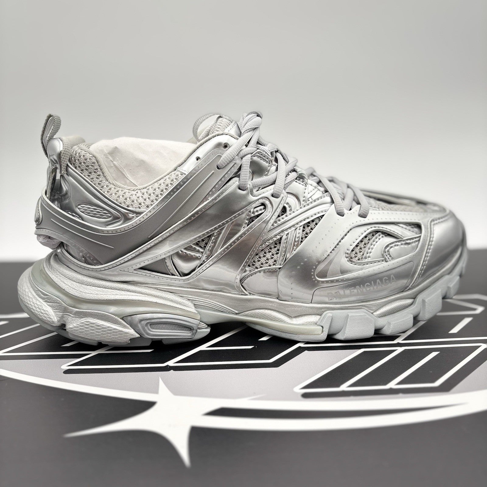Size 43 EU (10 US) - Balenciaga Track ' Triple Silver ' | BRAND NEW!