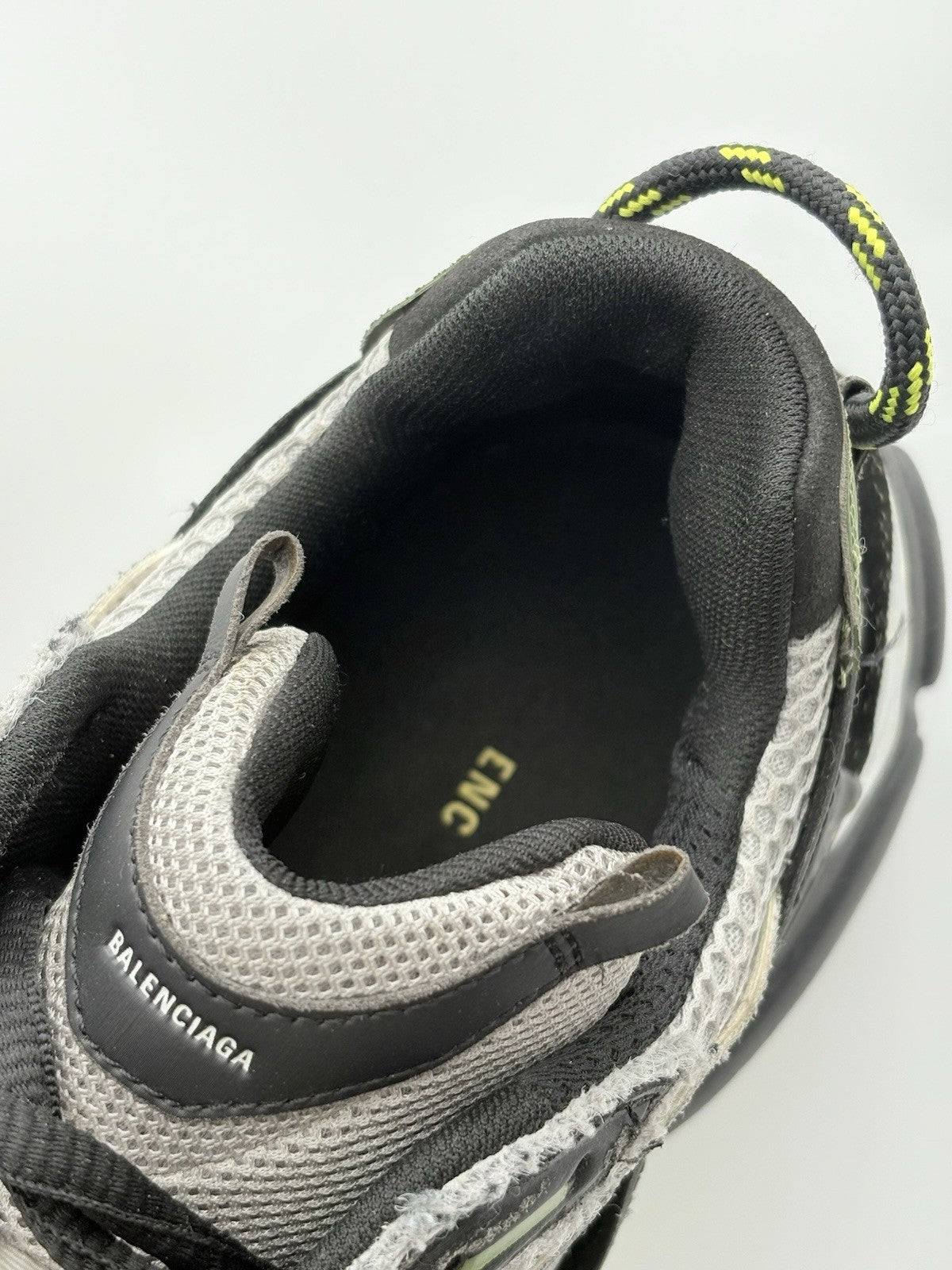 Size 46 (13 US) - Balenciaga Runner 2.0 ' Silver Neon Yellow ' | SUPER CLEAN!