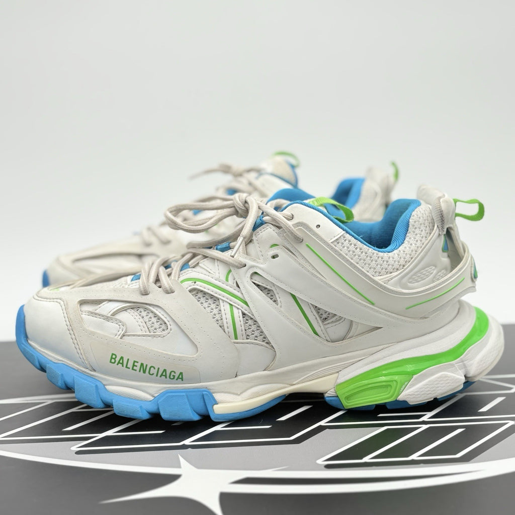 Size 43 (10 US) - Balenciaga Track ' White Blue Green ' | GREAT CONDITION!