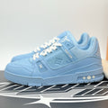 Size 7.5 LV (8.5-9 US) - Louis Vuitton Trainer ' Light Blue ' | SUPER CLEAN!