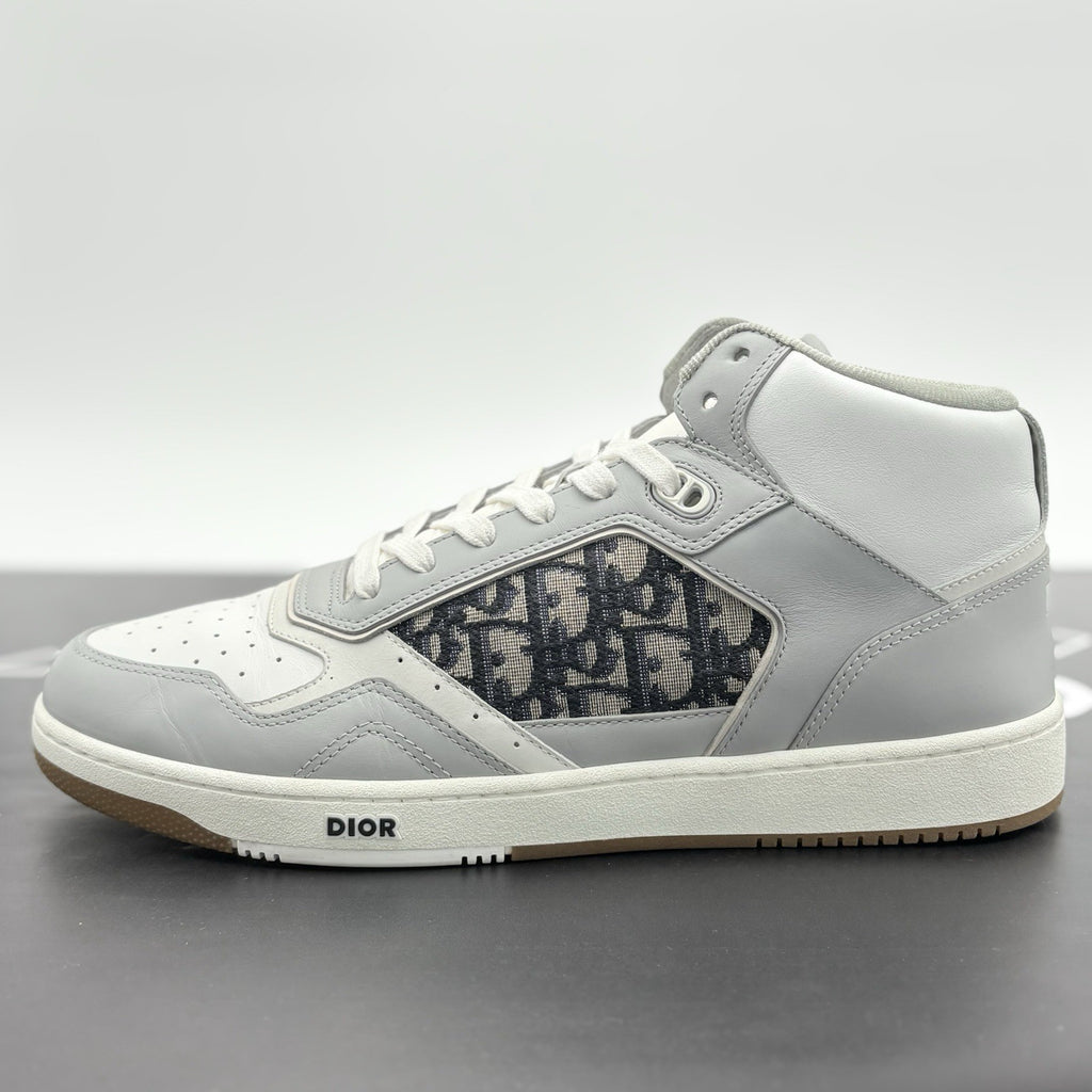 Size 45 (12 US) Dior B27 Oblique High Top ' Grey ' | SUPER CLEAN!