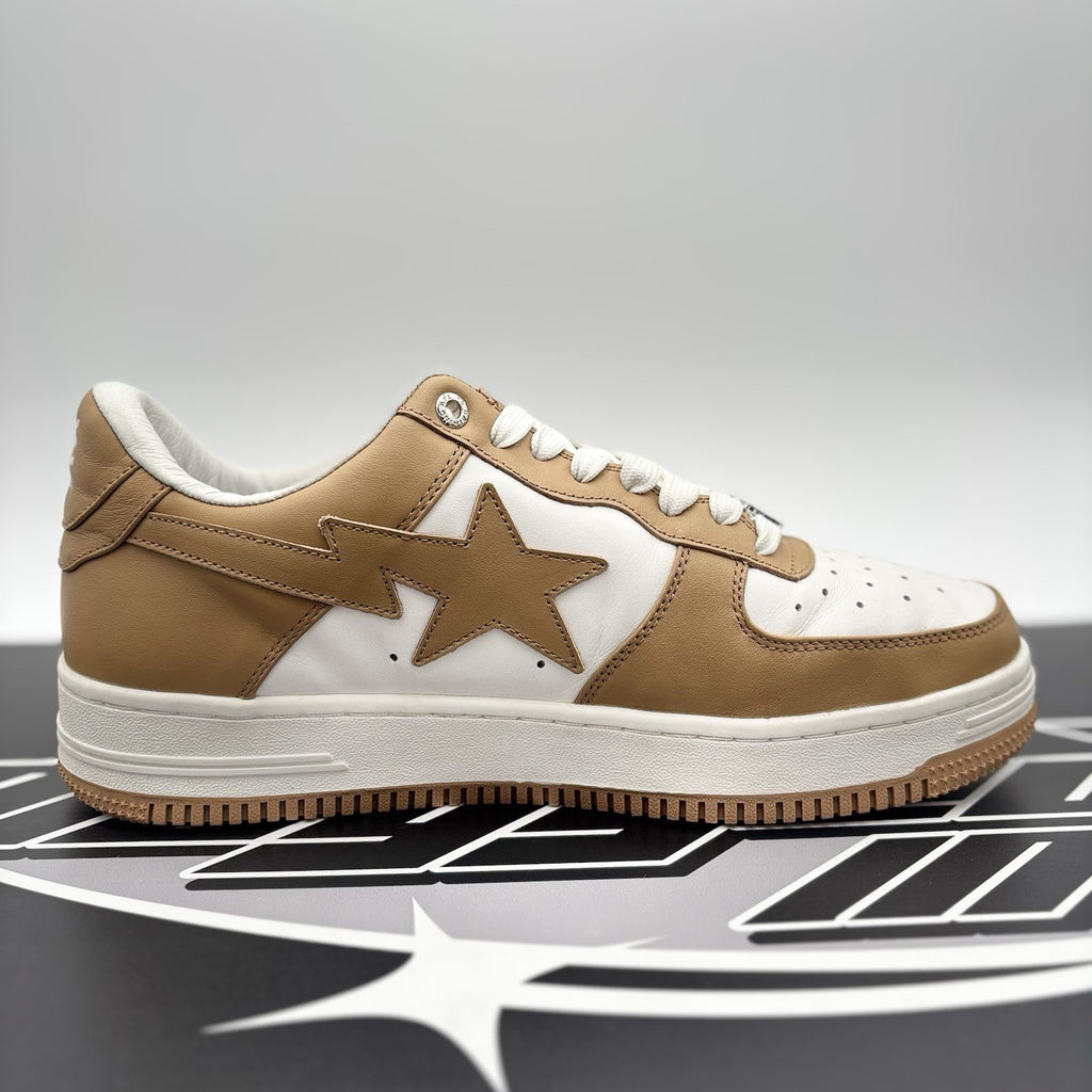 Size 10 - A Bathing Ape Bape Sta ' White Beige ' | GREAT CONDITION!