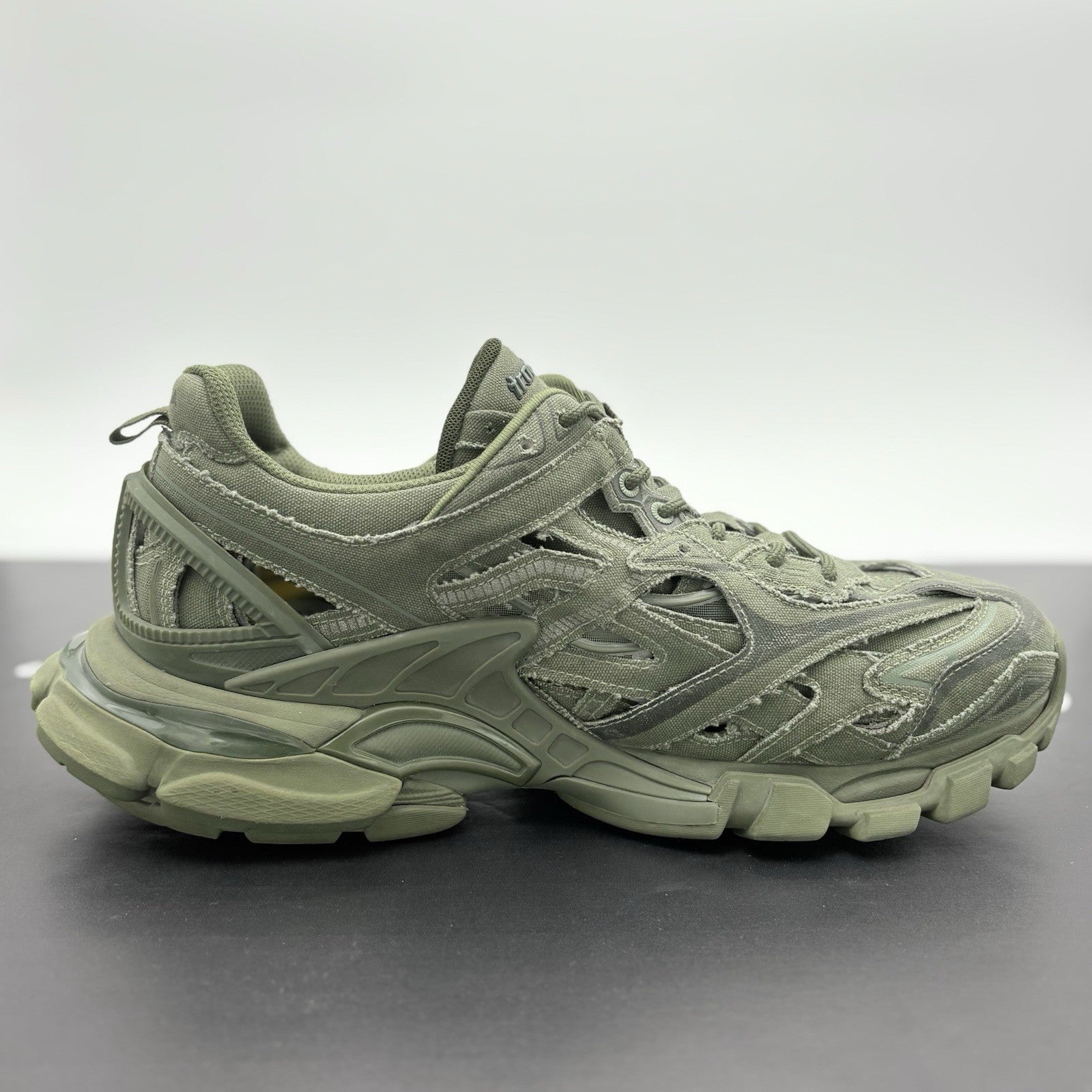 Size 45 (12 US) - Balenciaga Track.2 Sneakers ' Khaki Green ' | GREAT CONDITION!