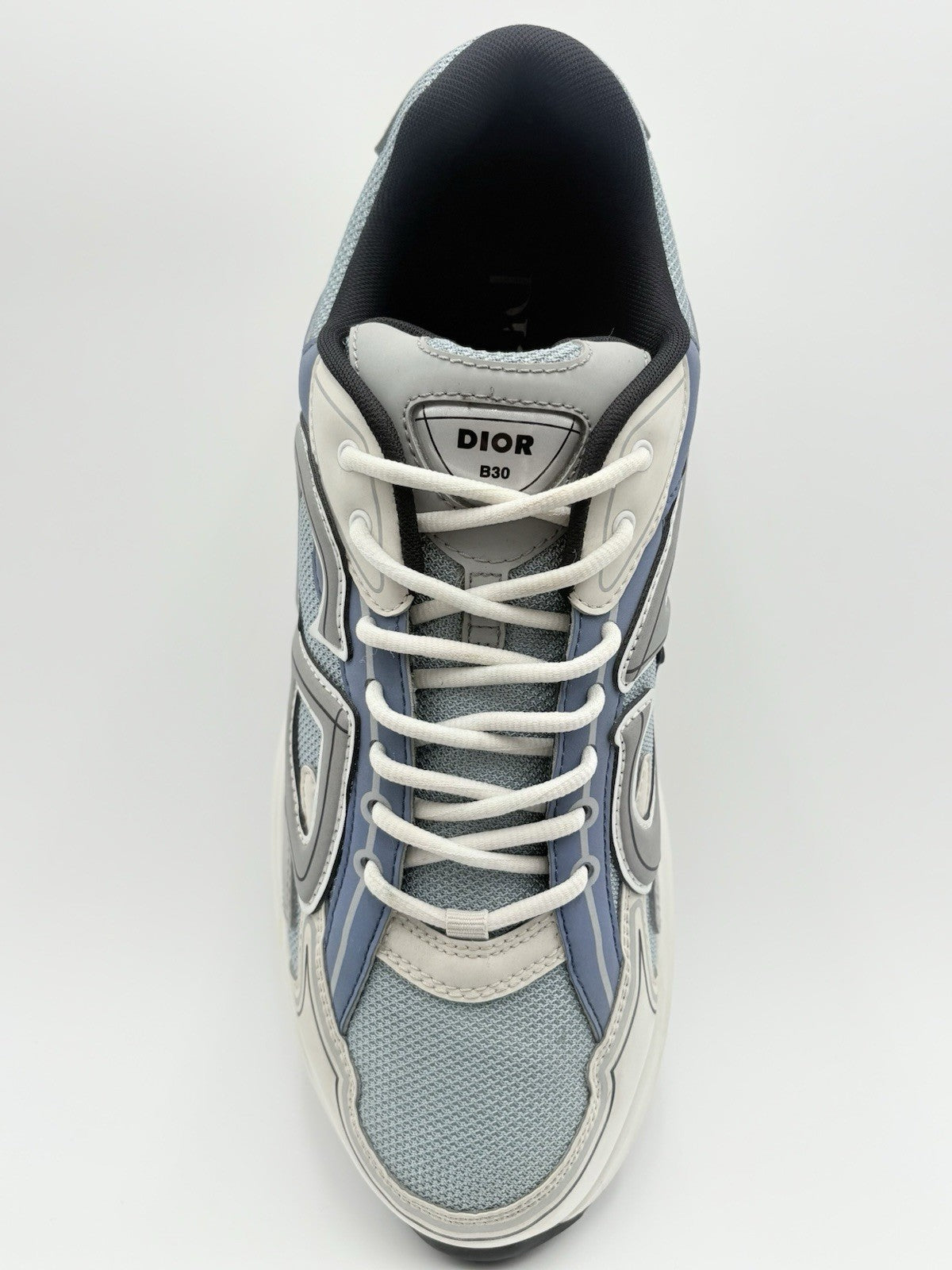 Size 46 (13 US) - Dior B30 Reflective Sneaker ' Blue Grey White ' | SUPER CLEAN!
