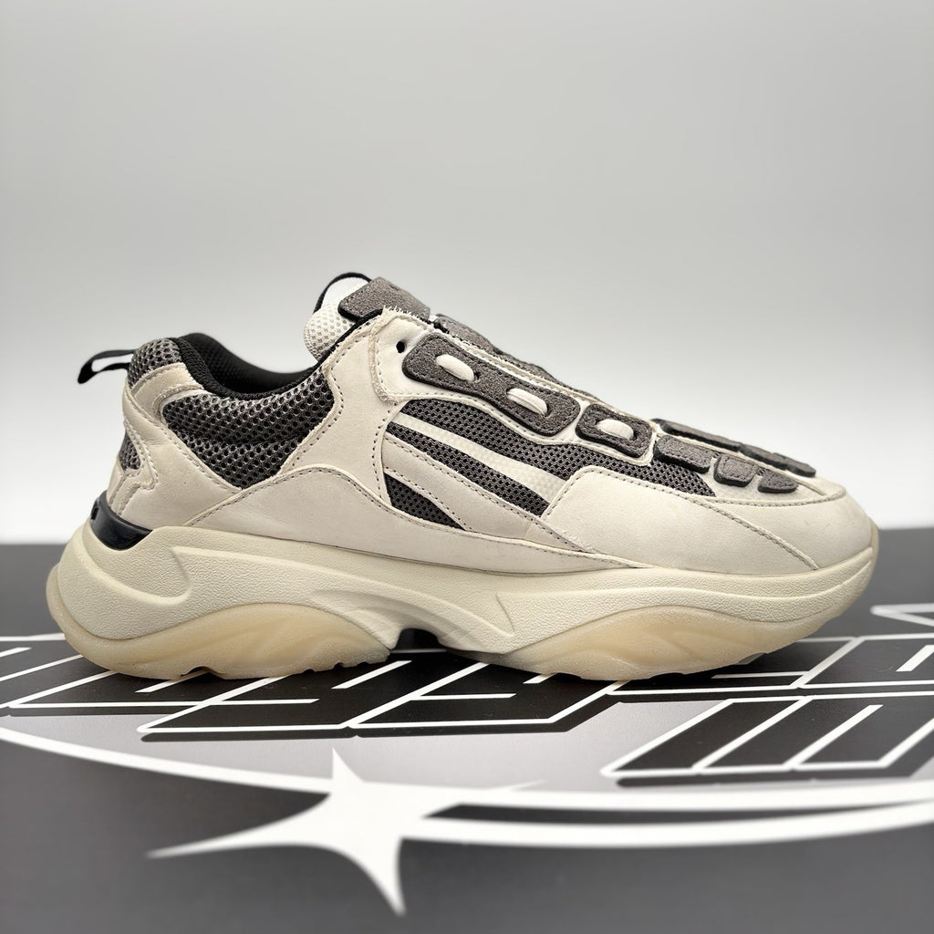 Size 42 (9 US) Amiri Bone Runner ' White, Beige, Grey ' | GOOD CONDITION!