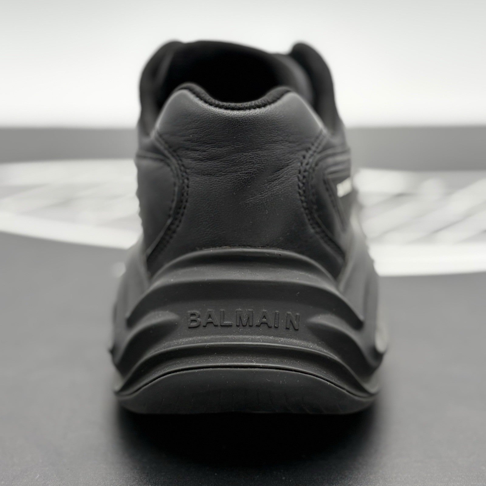 Size 42 (9 US) - Balmain Run Row Sneaker ' Black ' | SUPER CLEAN!