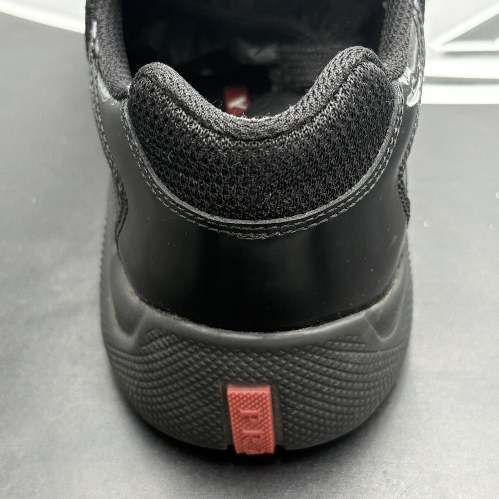 Size 5.5 UK (7.5 US) Prada Americas Cup ' Black ' | GOOD CONDITION!