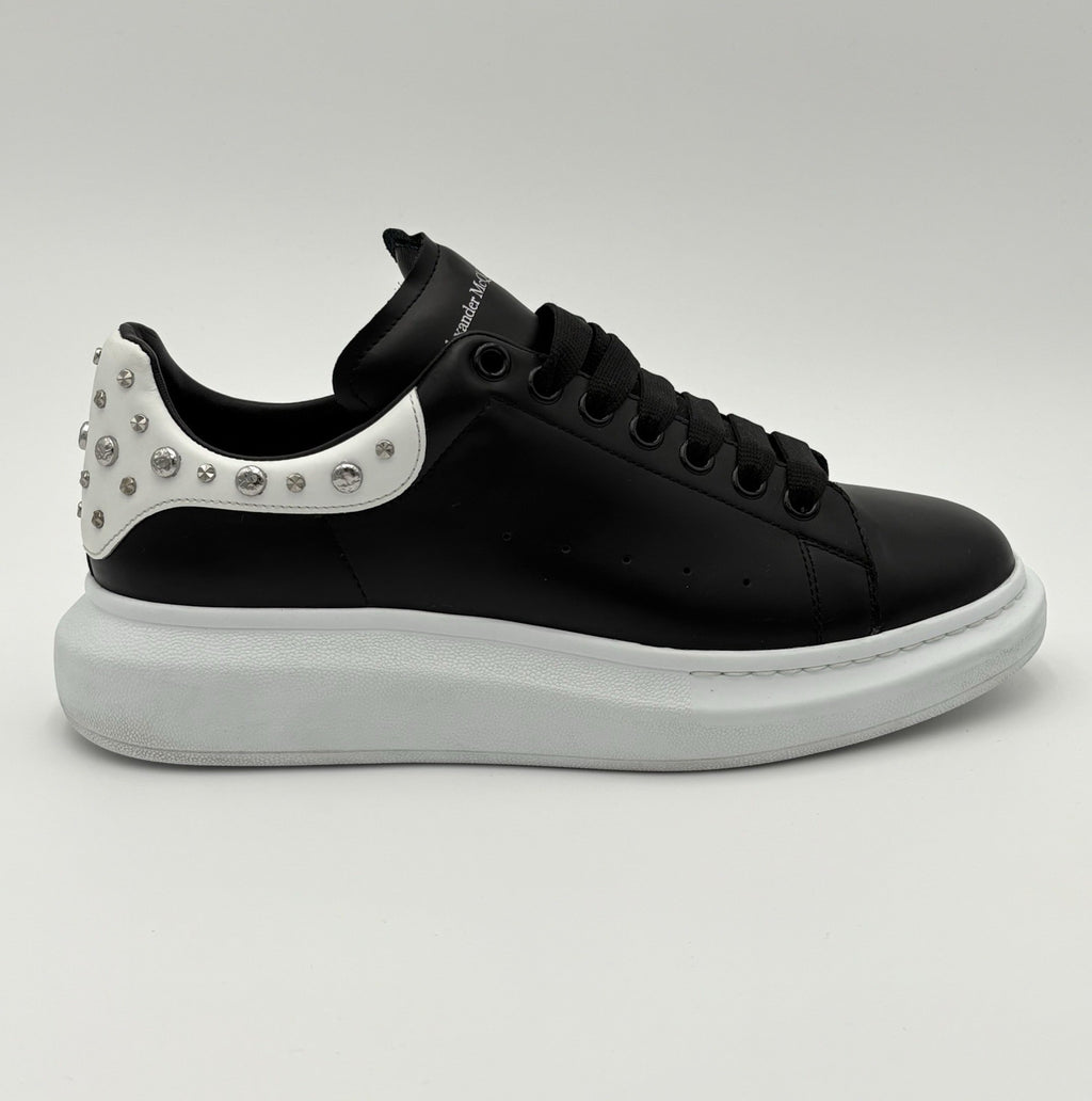 Size 43 (10 US) - Alexander McQueen Studded Oversized ' Black White ' | CLEAN!