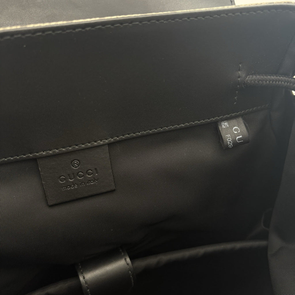 Gucci Soft Monogram GG Supreme Backpack ' Black Brown ' | GOOD CONDITION!