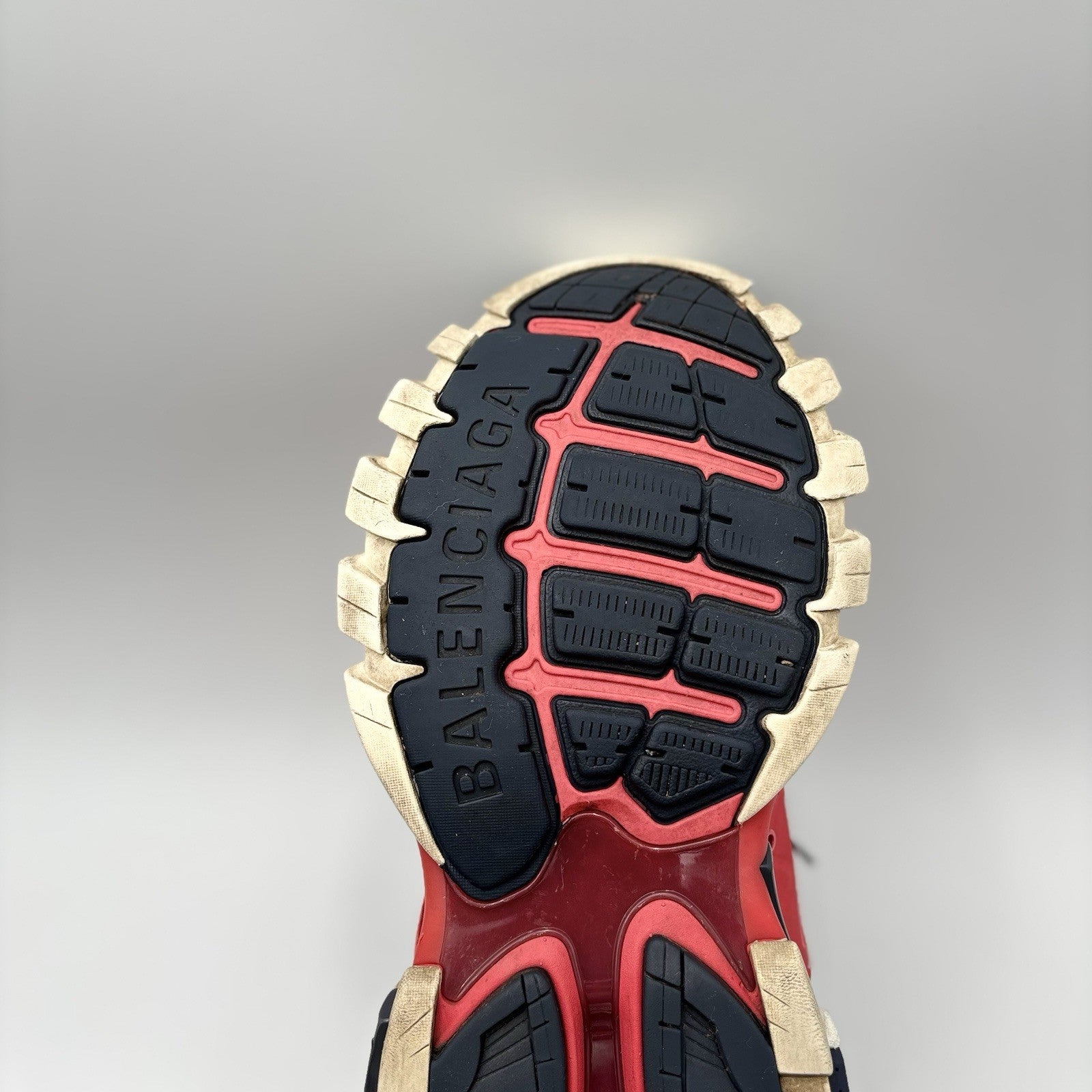 Size 43 (10 US) - Balenciaga Track LED Sneaker ' Navy, Red '