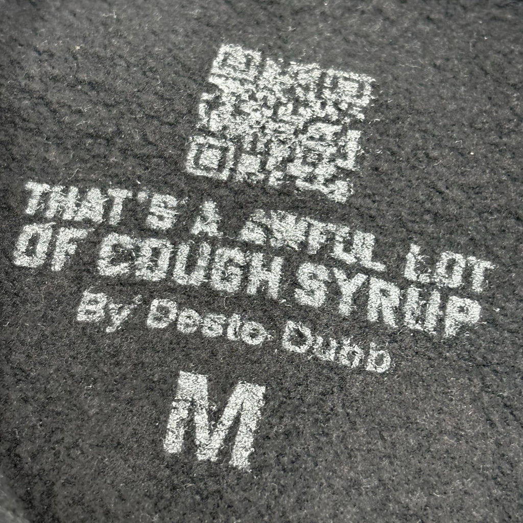 Size M - Thats A Awful Lot Of Cough Syrup Hoodie ' Black ' | NEW!