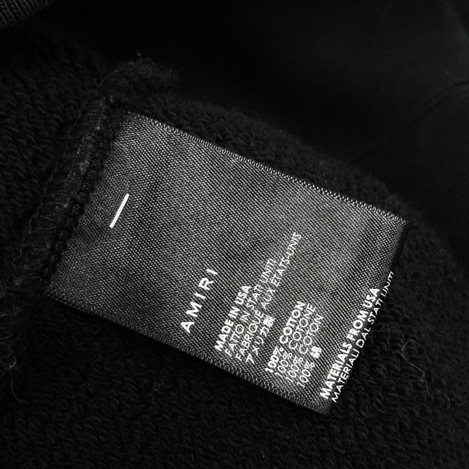 Size L - Amiri Core Logo Hoodie ' Black ' | GREAT CONDITION!
