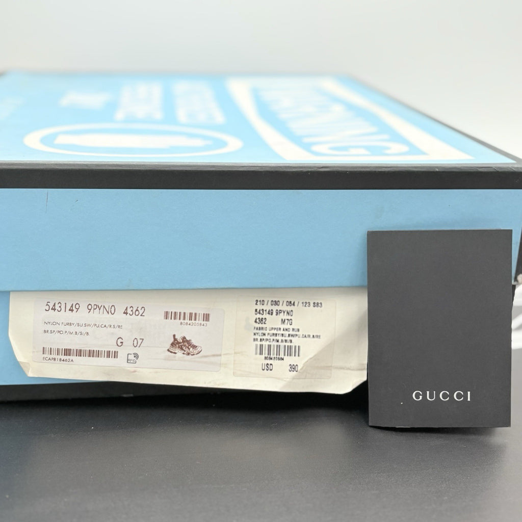 Size 7 G (7.5 US) - Gucci Flashtrek ' Blue Gum ' | GREAT CONDITION!