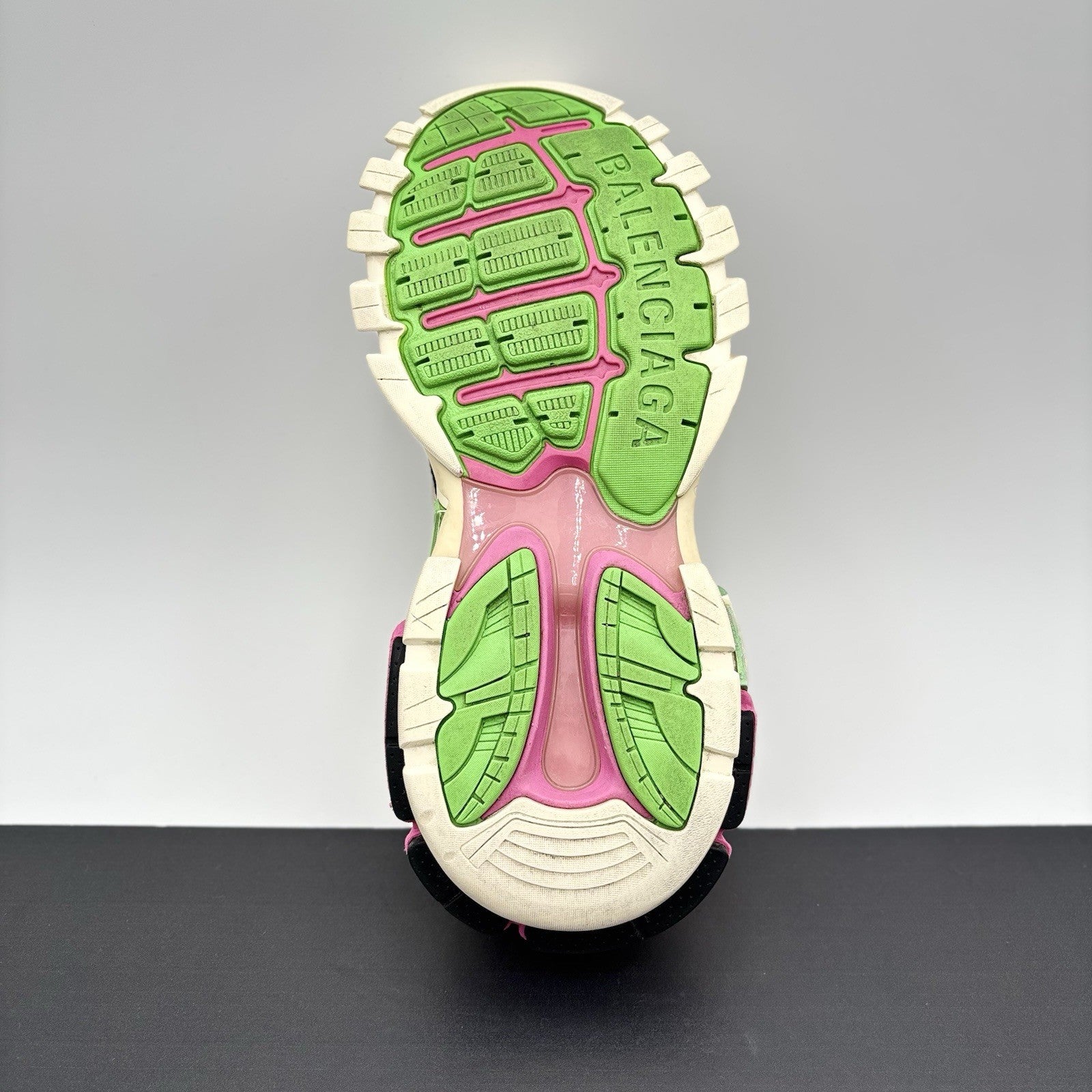Size 41 (8 US) - Balenciaga Track 2 Trainer ' White, Purple, Green ' | GOOD!
