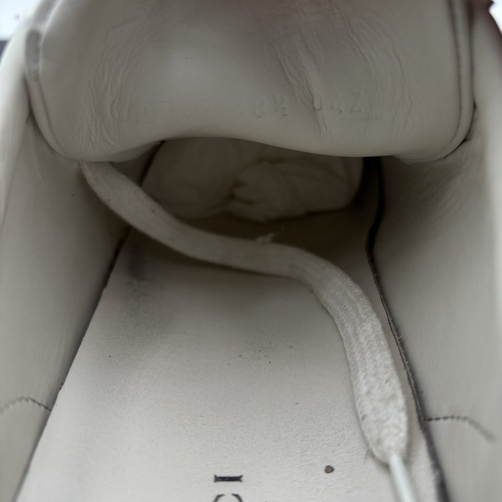 Size 38.5 (7 W US) - Gucci Ace Web 'Interlocking G - White Red Green ‘ | GOOD!