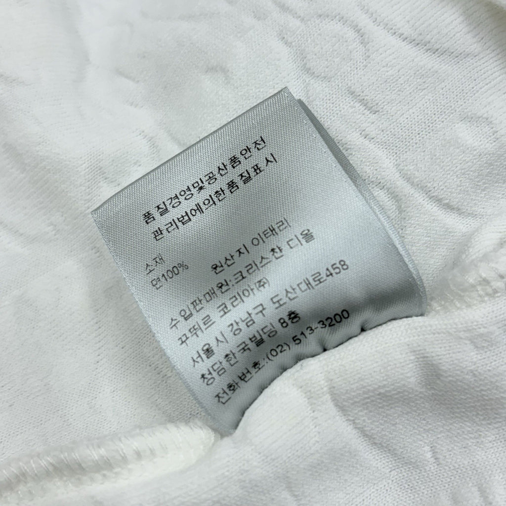Size XL - Dior Oblique Relaxed Fit Terry Cotton Jacquard T-Shirt ' Off White '