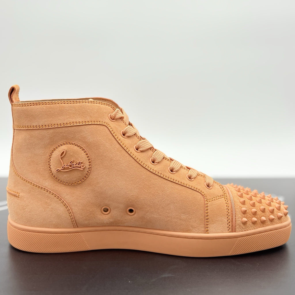Size 45.5 (12.5 US) - Christian Louboutin Spikes ' Peach Orange ' | BRAND NEW!
