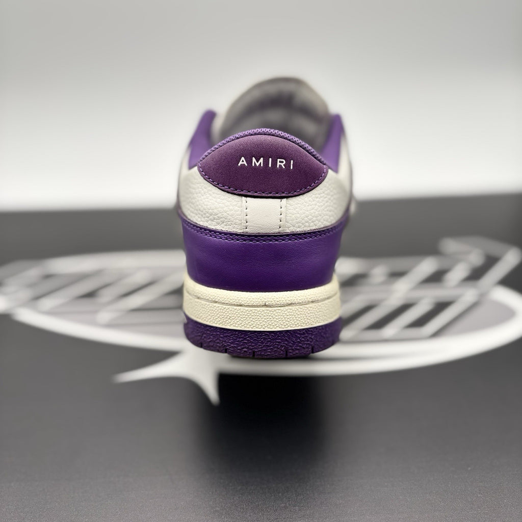 Size 43 (10 US) - Amiri Bandana Skel Low Top ' White, Purple ' | GREAT COND!