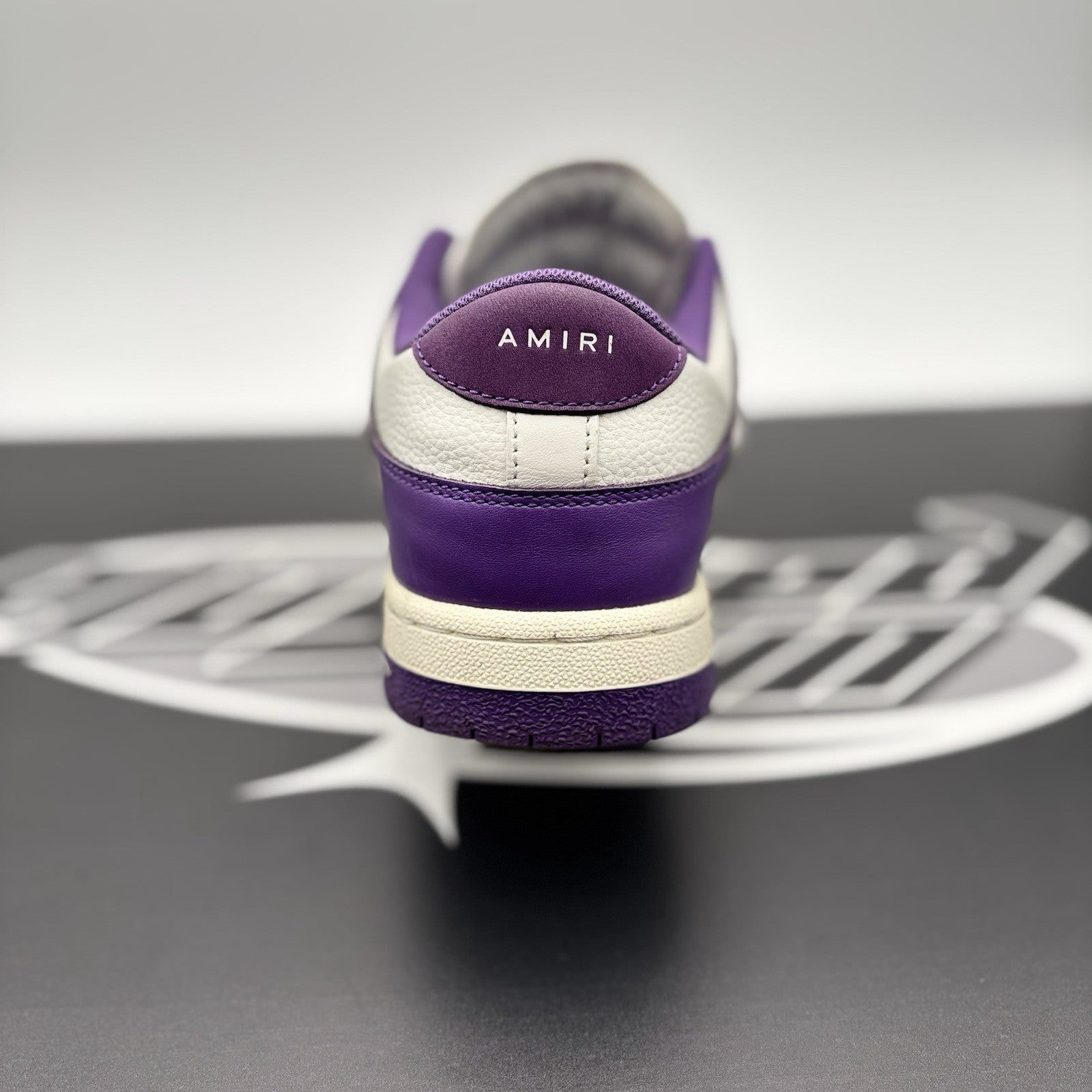 Size 43 (10 US) - Amiri Bandana Skel Low Top ' White, Purple ' | GREAT COND!