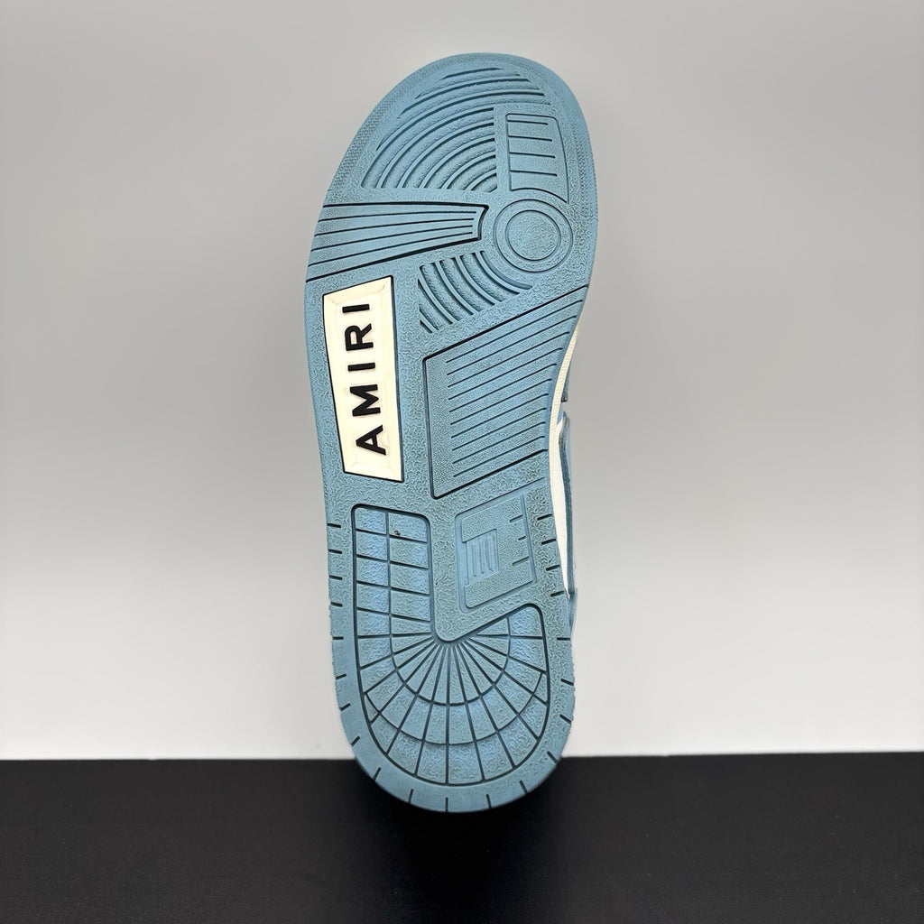 Size 46 (13 US) - Amiri Skel High Top ' Powder Blue White ' | GOOD CONDITION!