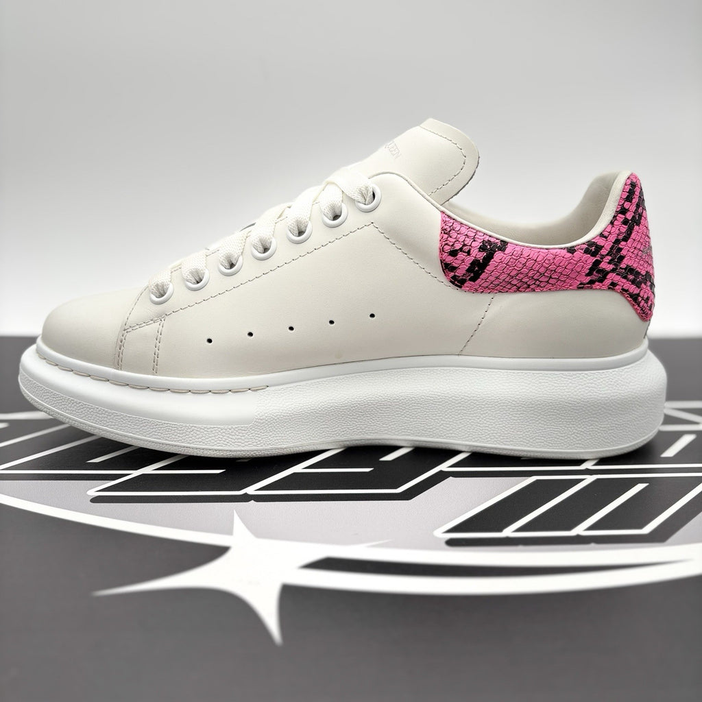 Size 41 (8 US) Alexander McQueen ' White, Pink Snake Print ' | GREAT CONDITION!