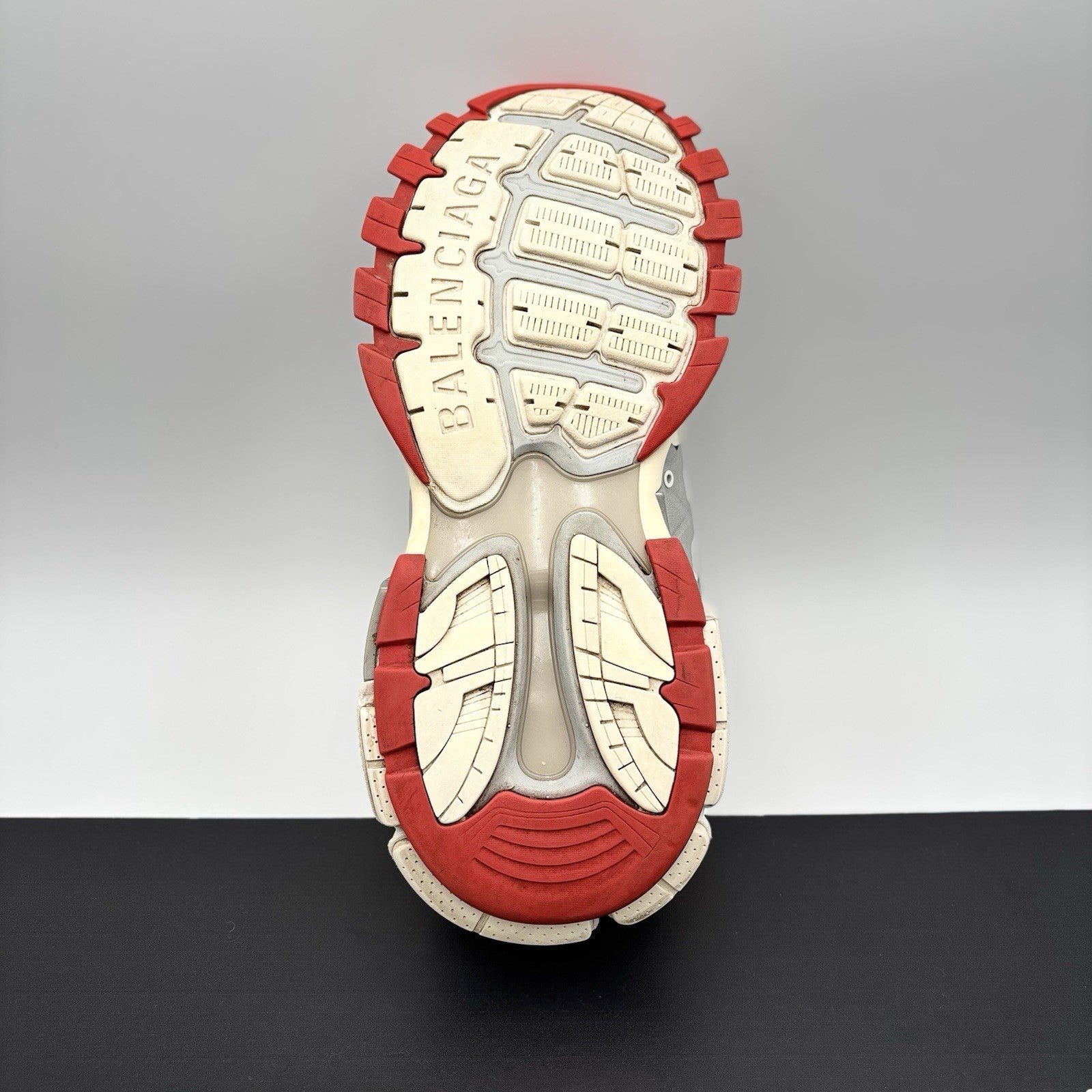 Size 46 (13 US) - Balenciaga Track Sneaker ' White Red ' | GOOD CONDITION!