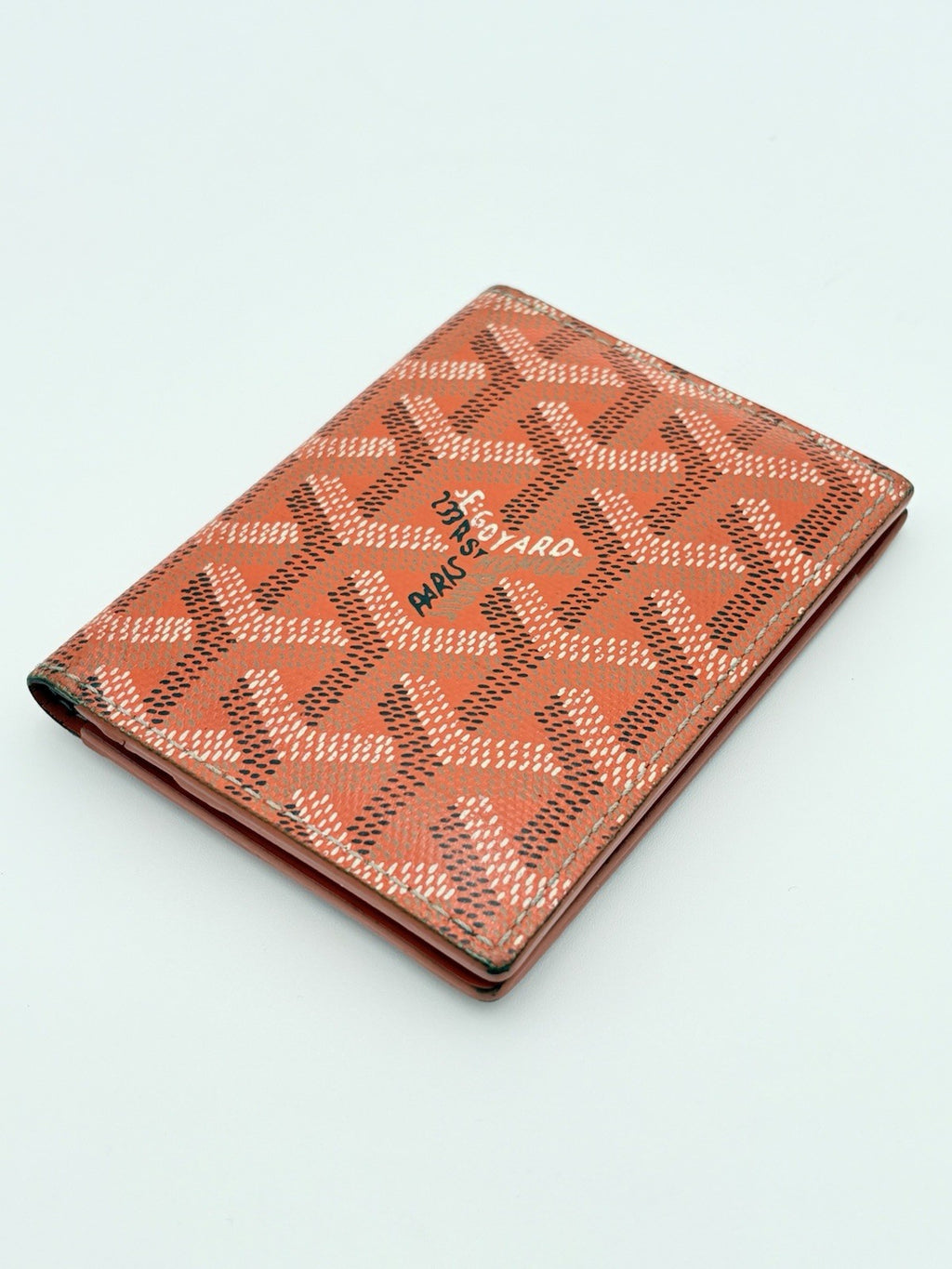 Goyard Saint Marc Card Holder Wallet ' Orange ' | 100% AUTHENTIC!