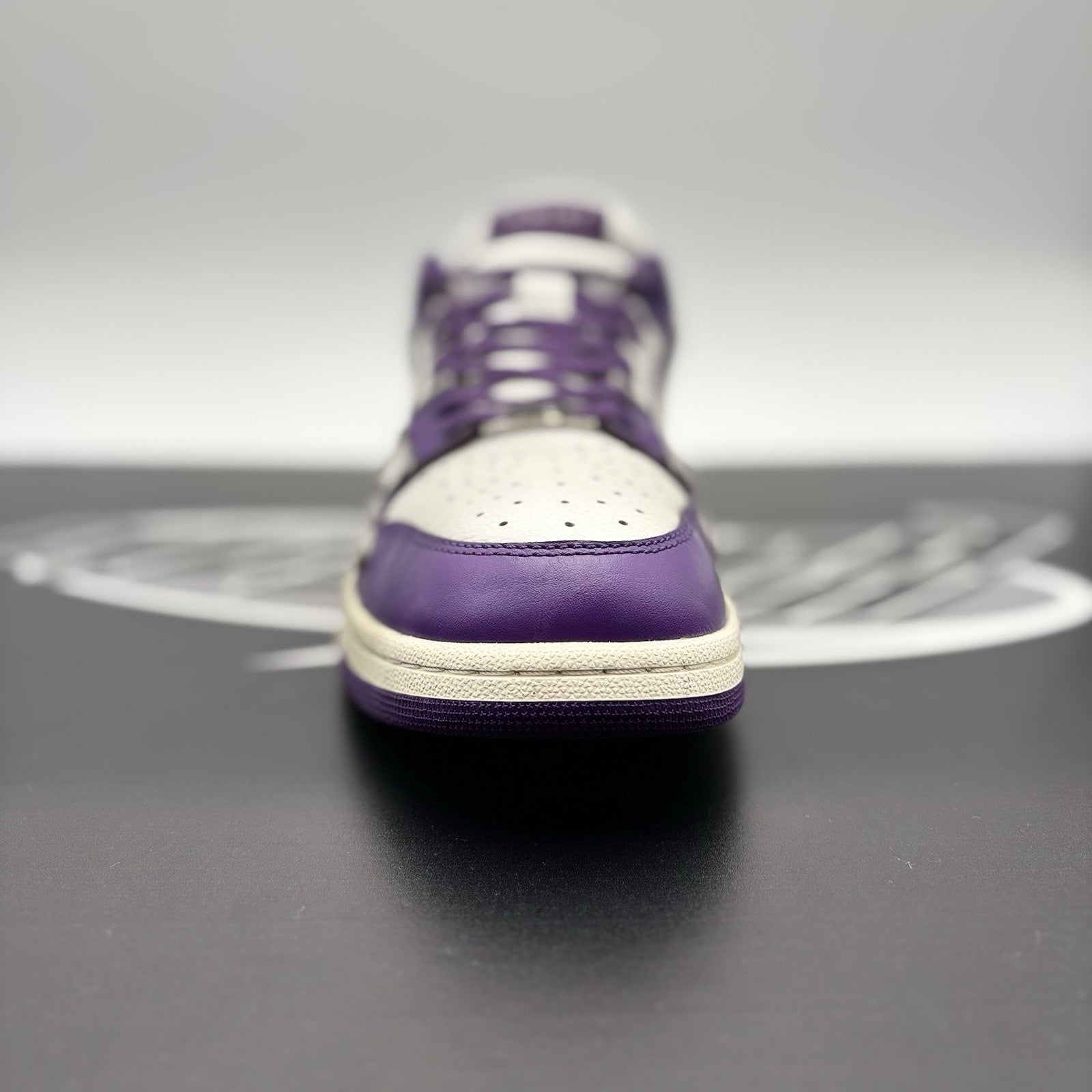 Size 43 (10 US) - Amiri Bandana Skel Low Top ' White, Purple ' | GREAT COND!