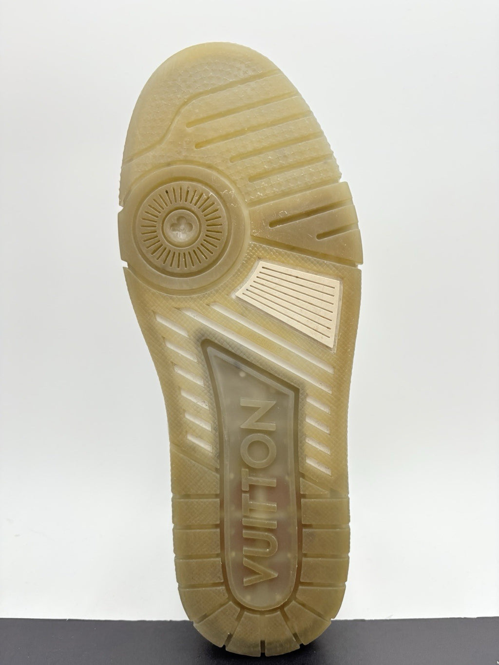 Size 7.5 LV (8.5-9 US) Louis Vuitton Trainer ' Grey White ' | GOOD CONDITION!