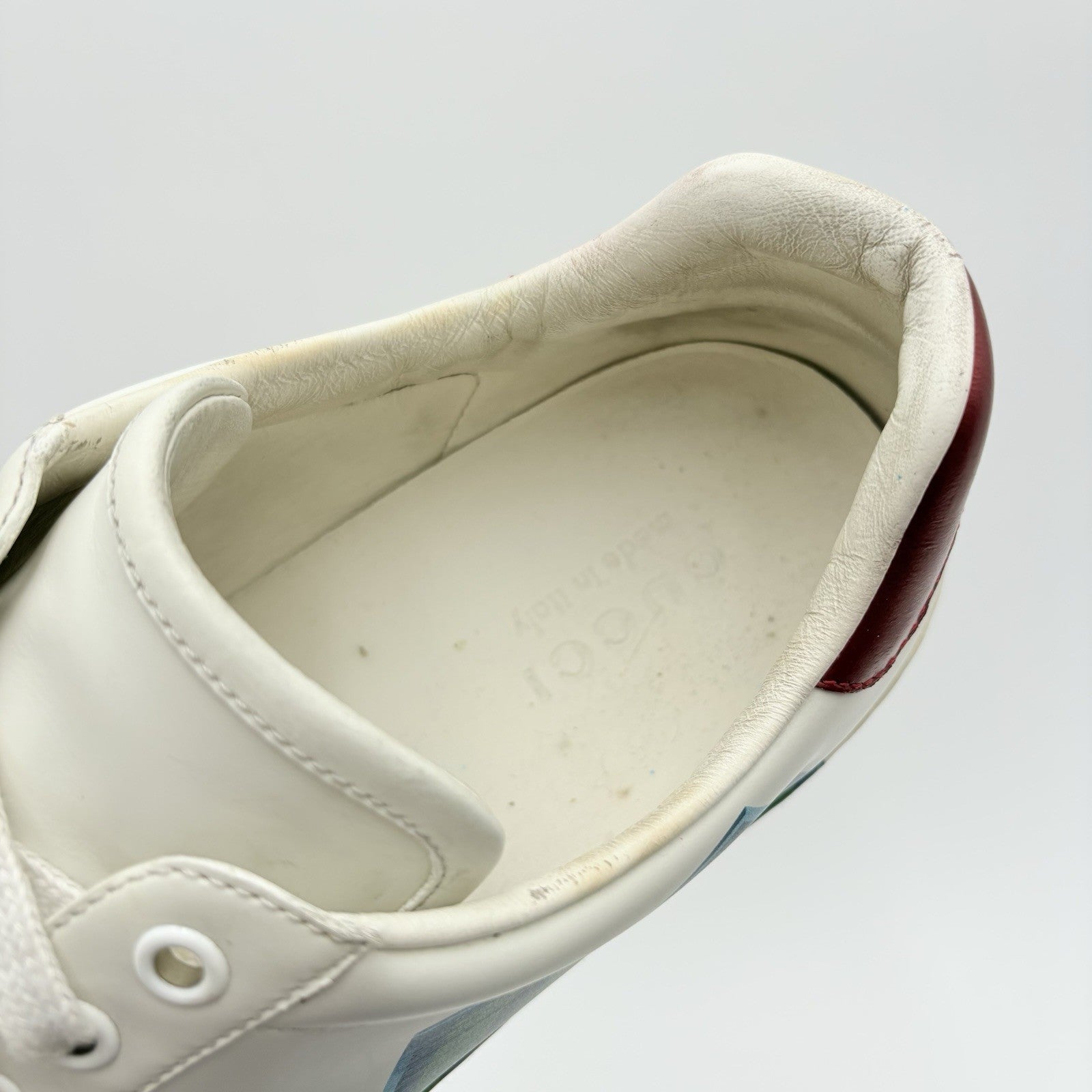 Size 9 G (9.5 US) - Gucci Ace Leather ' Loved '