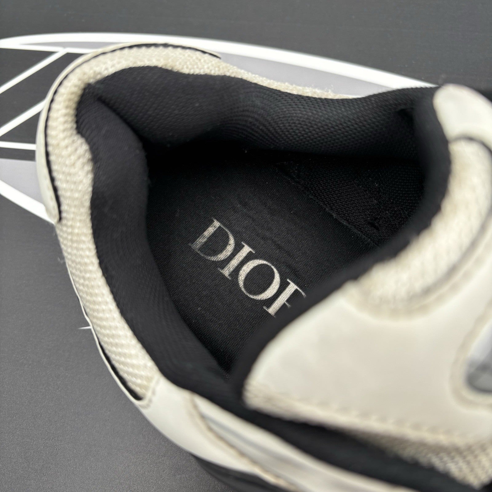 Size 44 (11 US) - Dior B30 ' White, Black ' | GOOD CONDITION!