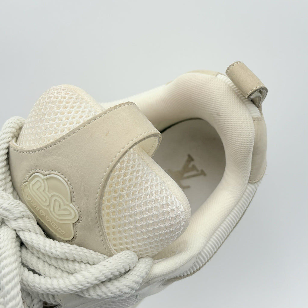 Size 8 LV (9-9.5 US) - Louis Vuitton Skate ' Beige White ' | GREAT COND!