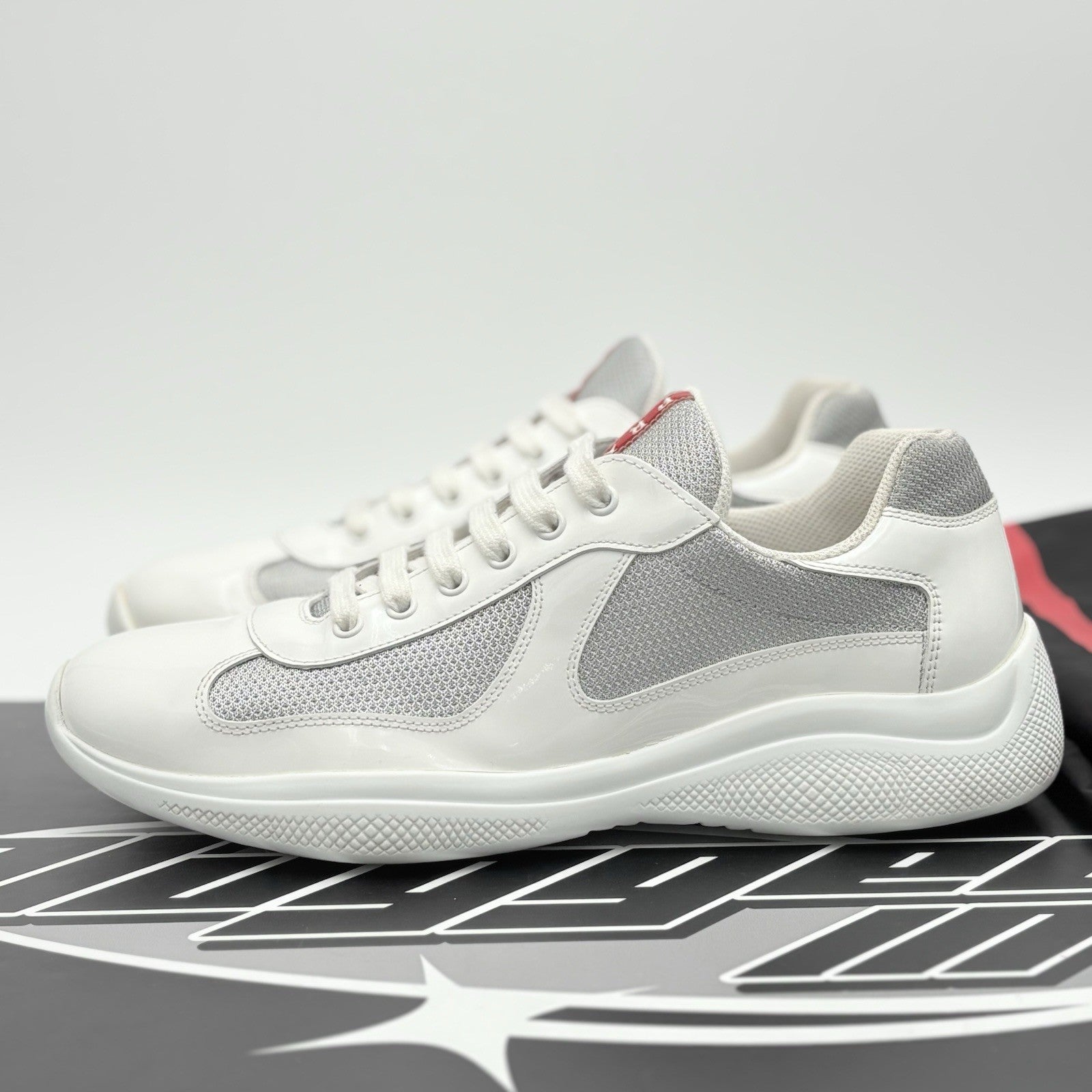 Size 9.5 UK (10.5 US) - Prada Americas Cup ' White ' | GREAT CONDITION!