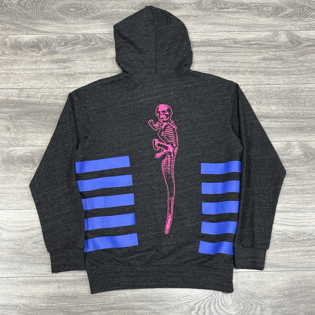 Size Large - Chrome Hearts Foti Zip Up Hoodie ' Grey ' | SUPER CLEAN!