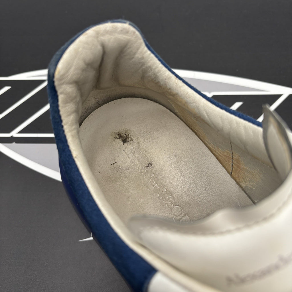 Size 43 EU (10 US) - Alexander McQueen ' White, Blue Bottoms ' | GOOD CONDITION!