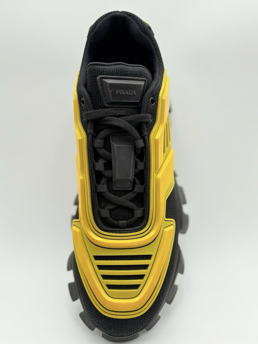 Size 9 UK 10 US) - Prada Cloudbust Thunder ' Yellow Black ' | SUPER CLEAN!