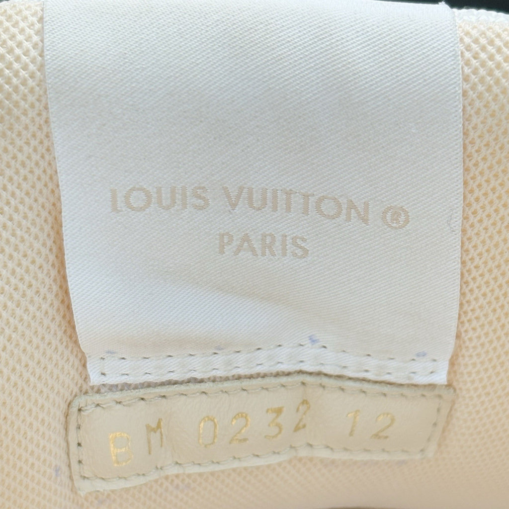 Size 12 LV (13-13.5 US) Louis Vuitton Trainer Strap ' Beige ' | GREAT CONDITION!