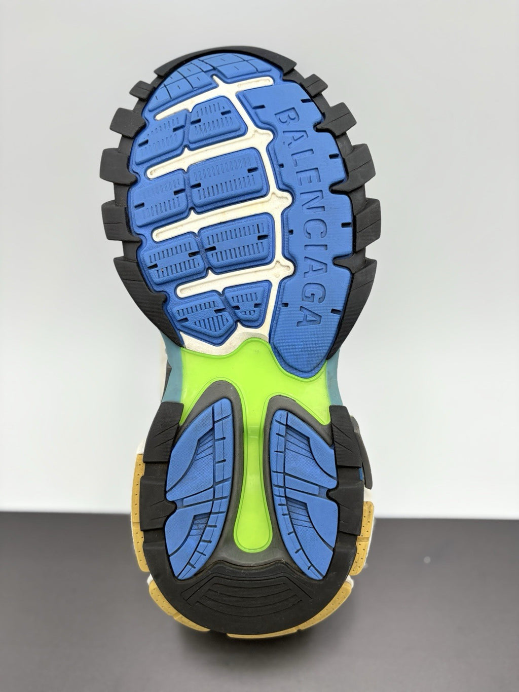 Size 43 (US 10) - Balenciaga Track ' Black Green Blue Gold ' | GOOD CONDITION