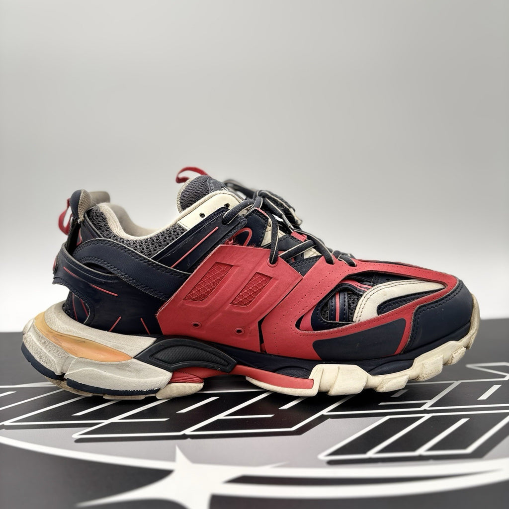 Size 43 (10 US) - Balenciaga Track LED Sneaker ' Navy, Red '