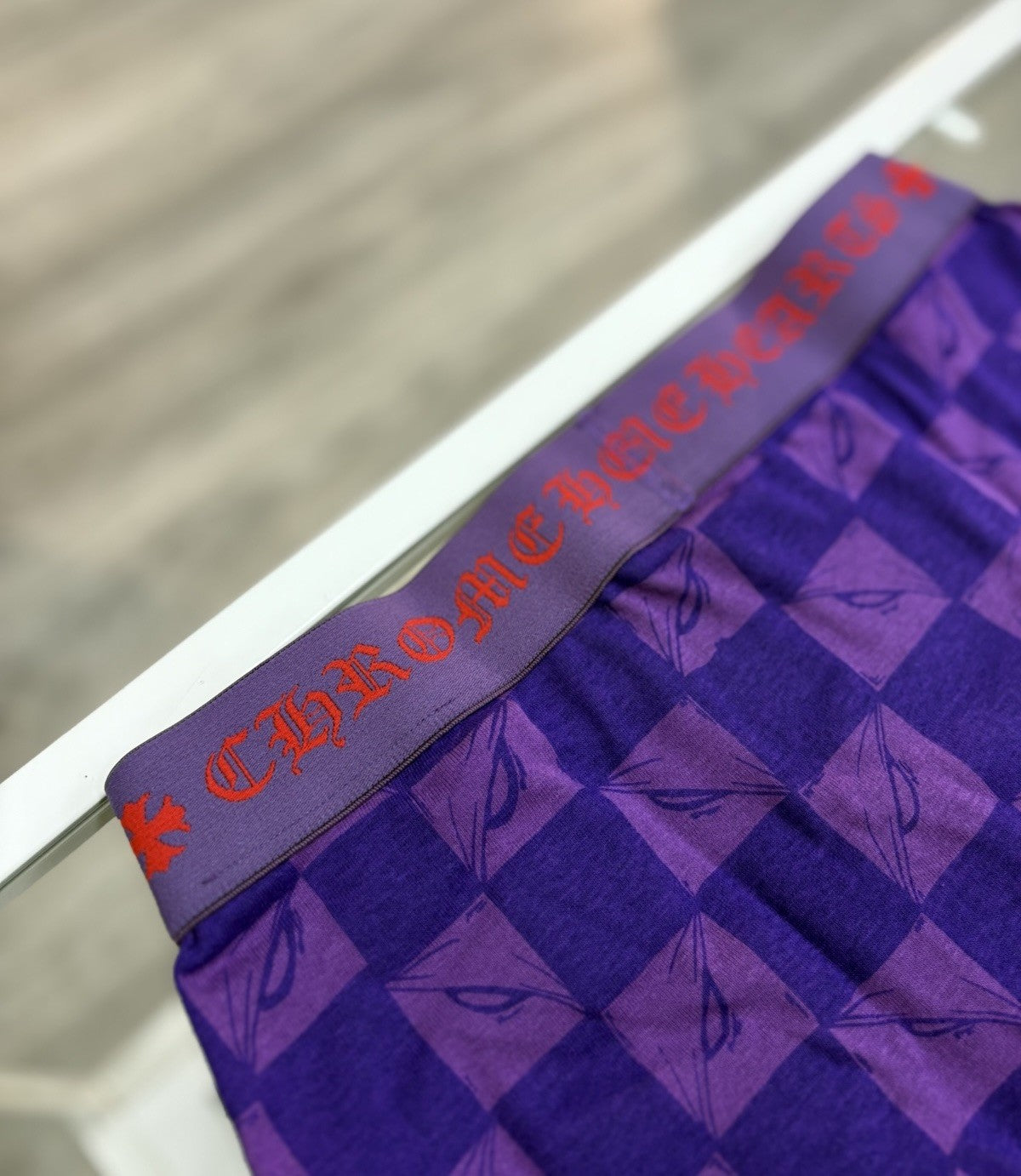Size Medium - Chrome Hearts Matty Boy 99 Eyes Boxer Briefs ' Purple ' | NEW!