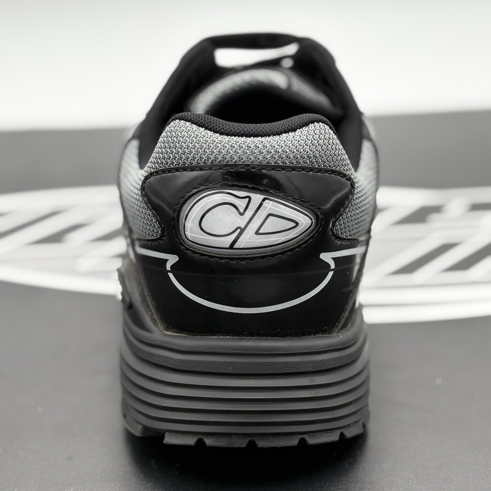 Size 45 (12 US) Dior B30 Reflective Sneaker ' Black Gray ' | EXCELLENT COND!