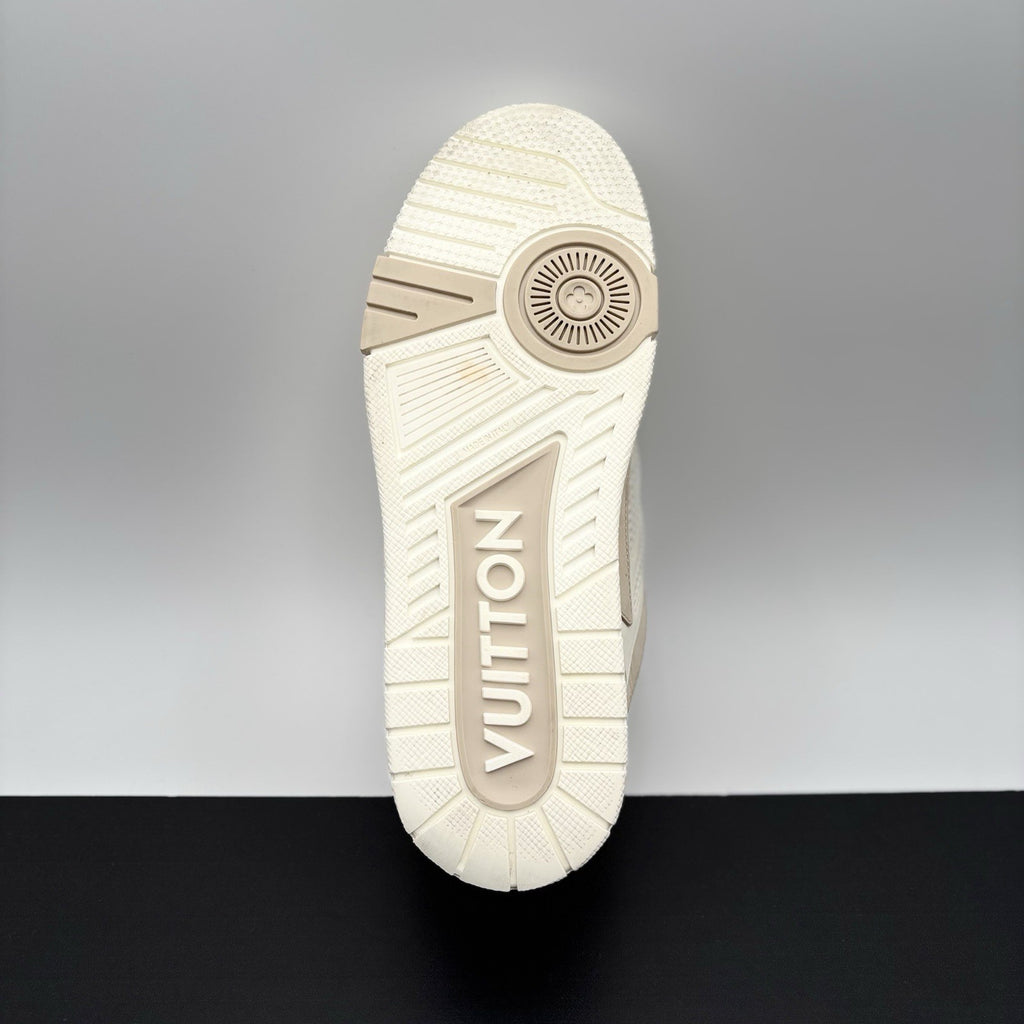 Size 7 LV (8-8.5 US) - Louis Vuitton Skate ' Beige White ' | GREAT COND!