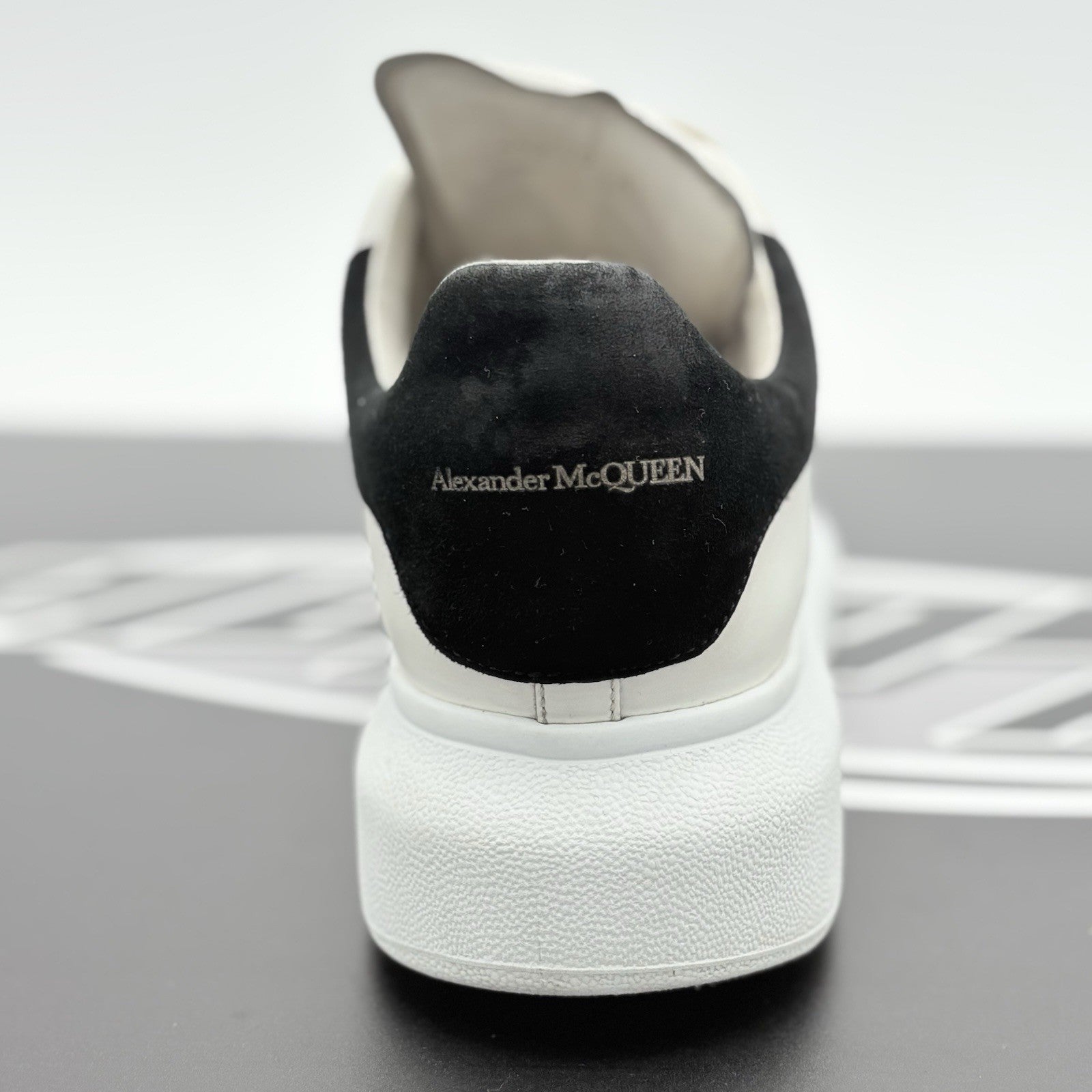 Size 41 (8 US) - Alexander McQueen ' White Black ' | GREAT CONDITION!
