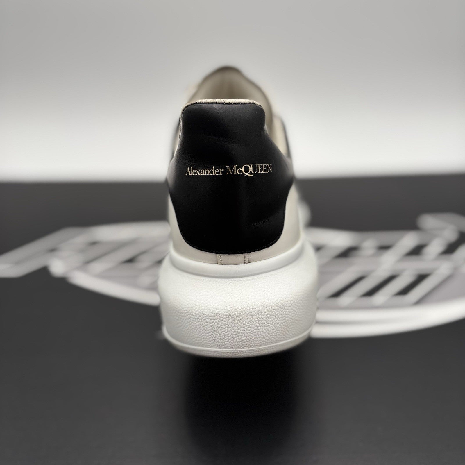 Size 47 (14 US) - Alexander McQueen ' White Black ' | GREAT CONDITION!