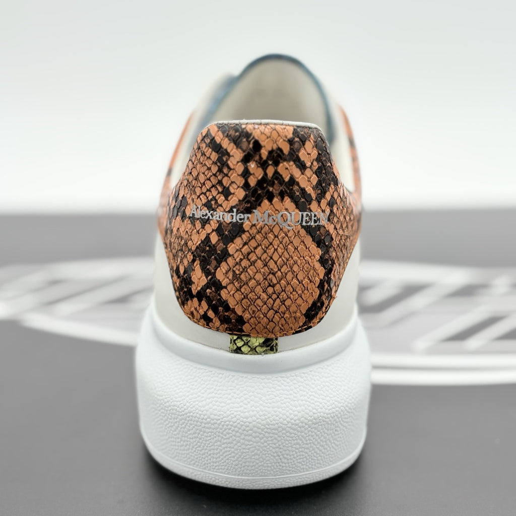 Size 45 (12US) Alexander McQueen ' White Multi Snake Print ' | ONLY WORN 1-3x