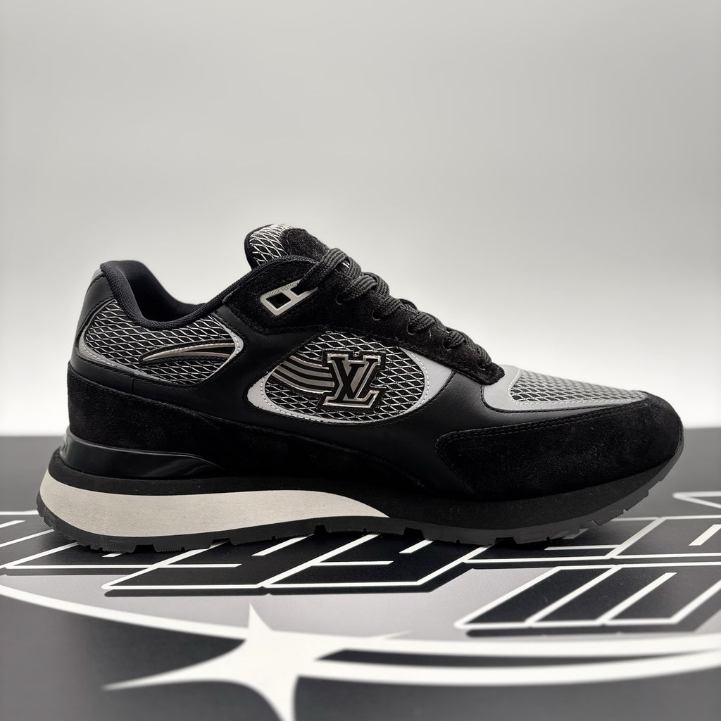Size 8 LV (9-9.5 US) Louis Vuitton Run Away Low ' Black ' | EXCELLENT CONDITION!