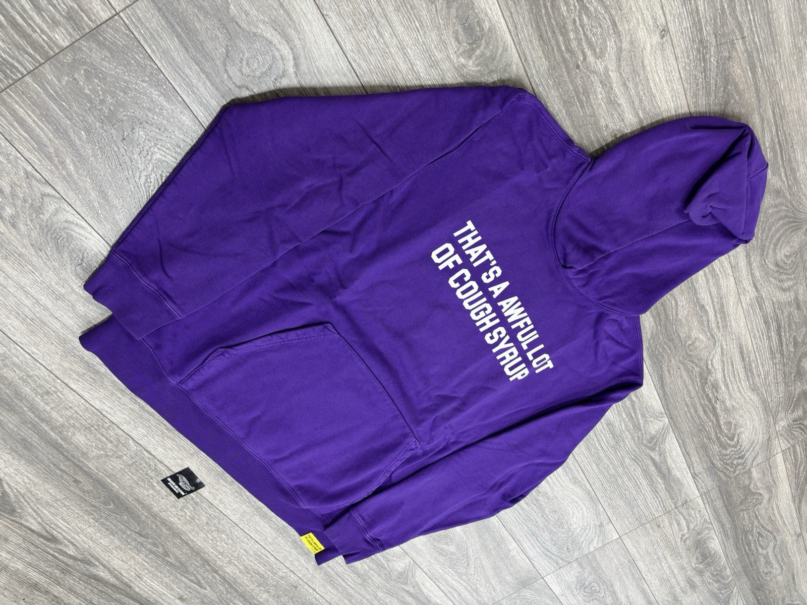 Size S - Awful Lot Of Cough Syrup Hoodie ‘ Purple ‘ | BRAND NEW!