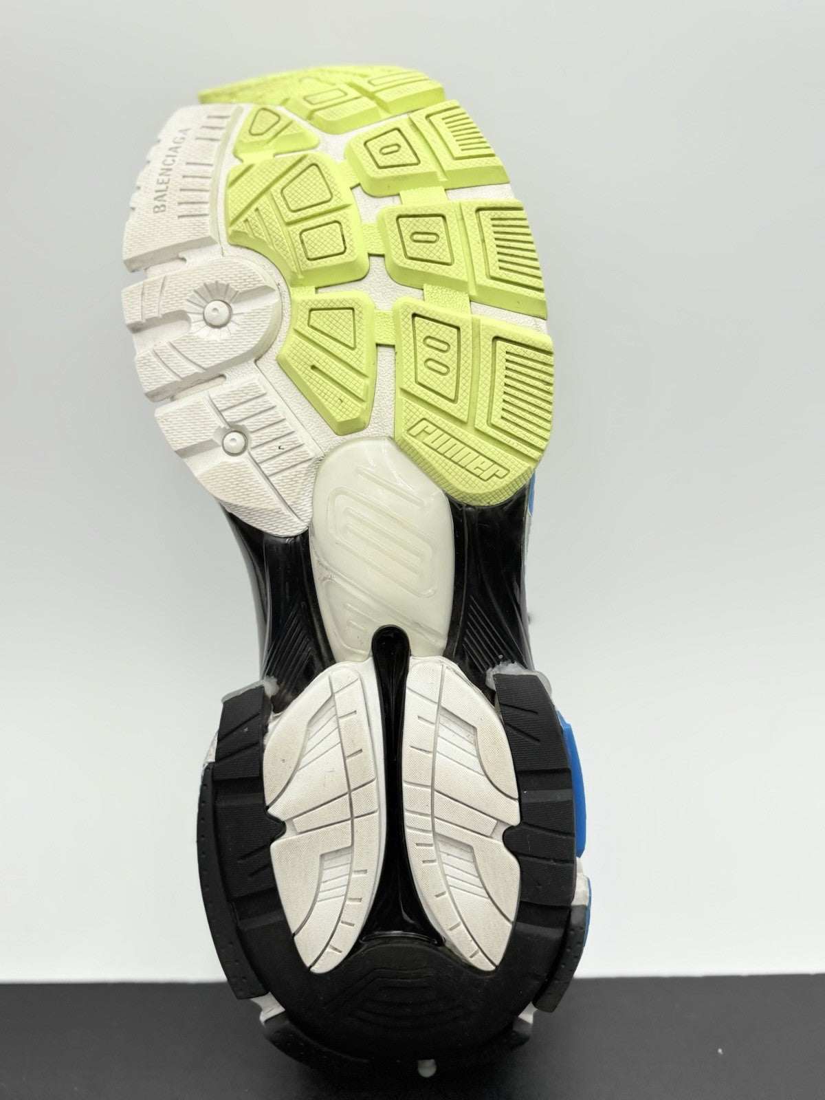 Size 45 (12 US) - Balenciaga Runner ' White Yellow Blue ' | EXCELLENT CONDITION!