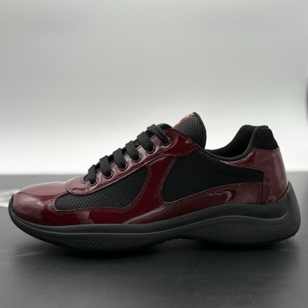 Size 7 UK (8 US) - Prada Americas Cup ' Maroon Black ' | SUPER CLEAN!